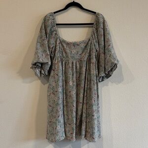 Hudson Gray Floral Babydoll Dress